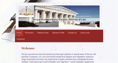 Desktop Screenshot of anupalaw.com